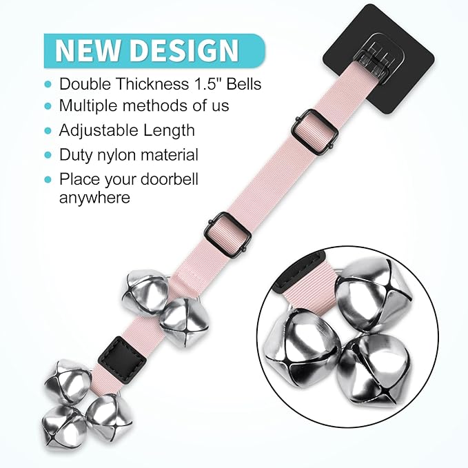 COOYOO Dog Doorbells, Adjustable Potty Training Dog Bells, Upgraded - Image 5