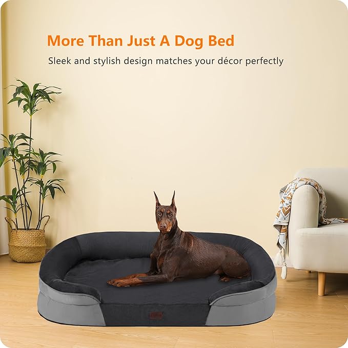 Dwanton Orthopedic Dog Bed for Extra Extra Large Dogs - Image 9