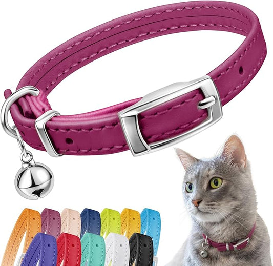 CollarDirect Leather Cat Collar by CollarDirect