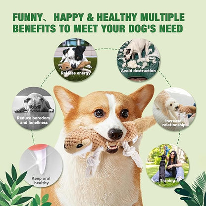 LEGEND SANDY Dog Squeaky Toys for Puppy, 5 Pack Small Dog Toys, Stuffed Animal - Image 5