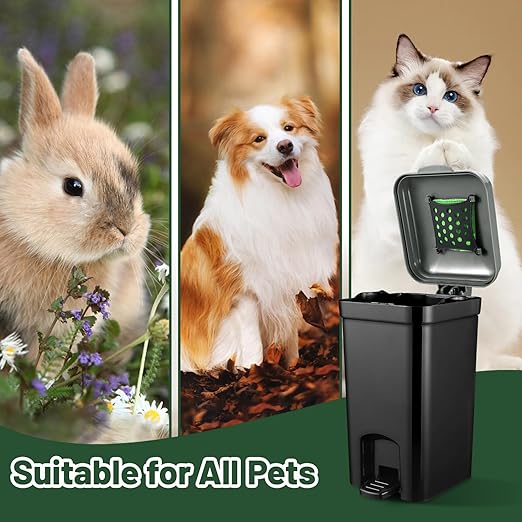 Small Trash Can for Dog Poop Cat Litter Outdoor & Indoor - Image 6