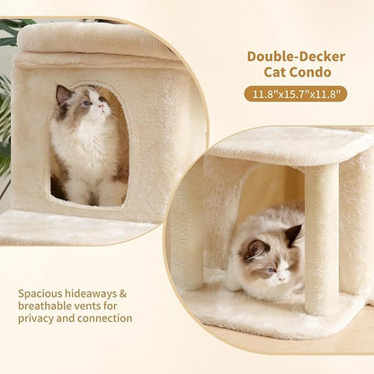 Heybly Cat Tree, 26.3-inch Cat Tower - Image 7