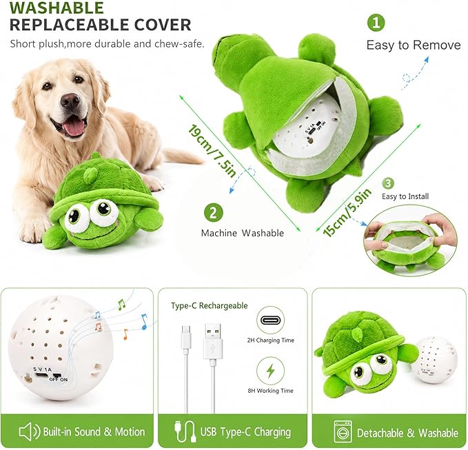 Interactive Moving Dog Toys – Interactive Dog Toys Plush Chew Toy - Image 5