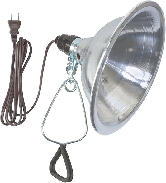 Woods Clamp Lamp Light with Aluminum Reflector; 150W; UL Listed; 6- Foot Cord by Woods