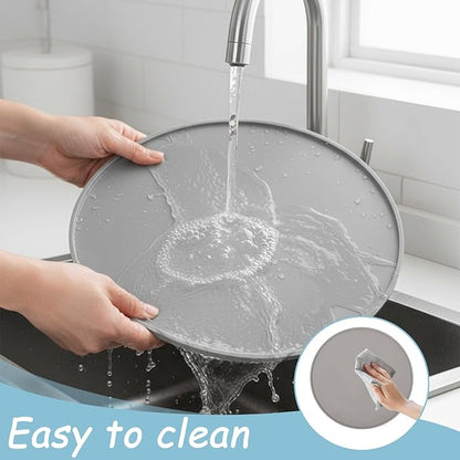 Silicone Pet Food Mat, Waterproof Nonslip Feeding Bowl Mat - Image 4