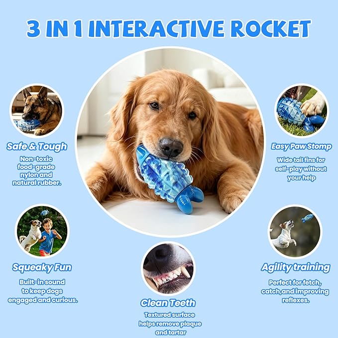 YINEYA Tough Dog Toys for Aggressive Chewers, Durable Dog Chew Toys for Medium - Image 4