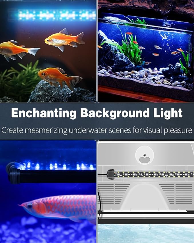 Pawfly 6.5 W Aquarium LED Light 12 Inch 24/7 Fish Tank Light - Image 8