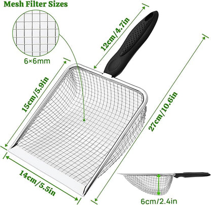 Widened Metal Cat Litter Scoop, Cat Scooper - Image 2