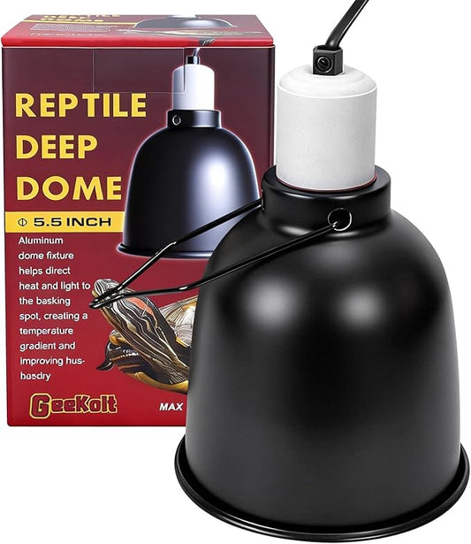 5.5 Inch Reptile Deep Dome Light Fixture by GeeKoit