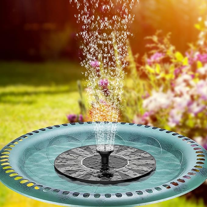 Solar Fountain Pump for Bird Bath, 1.4W Water Fountain - Image 7