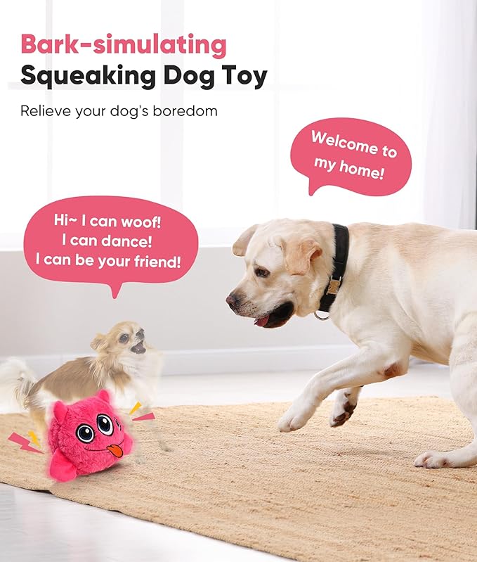 Petbobi Interactive Dog Toys Ball, USB Rechargeable Moving Dog Toy - Image 2