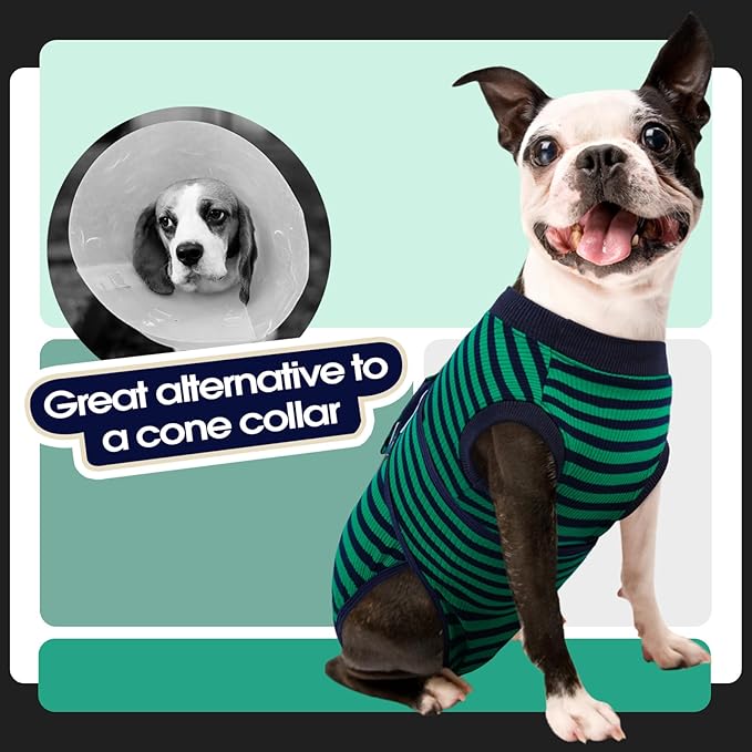 FUAMEY Recovery Suit for Dogs After Surgery, Soft Breathable Dog Bodysuit - Image 4