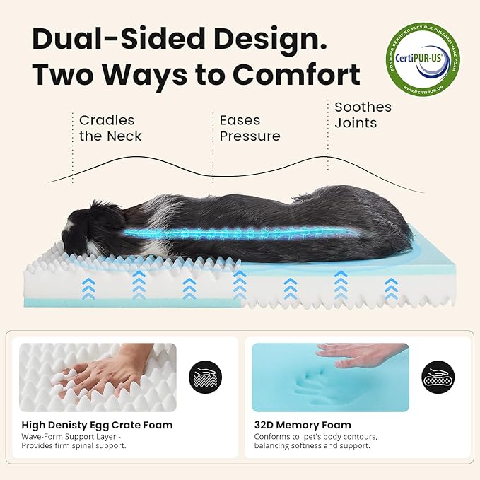 OhGeni Orthopedic Waterproof Dog Bed - Image 5