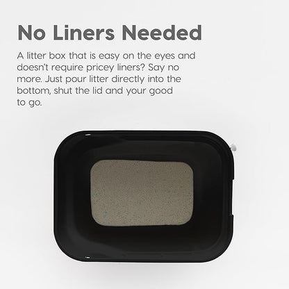 IRIS USA Cat Litter Box Large Top Entry - Image 5