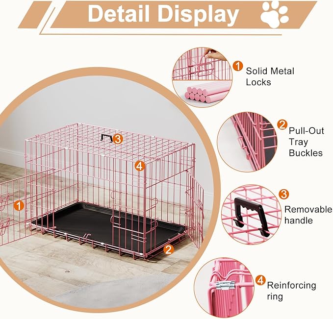 FDW 30inch Dog Crate Pet Cage - Image 3