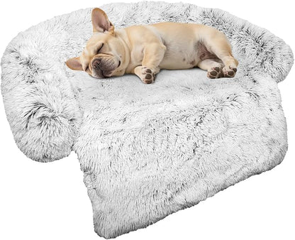 Calming Dog Bed Fluffy Plush Dog Mat by GGIB
