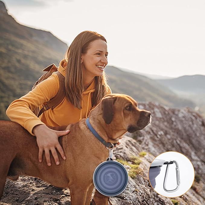 SLSON Dog Bowls Pet Collapsible Bowl - Image 4