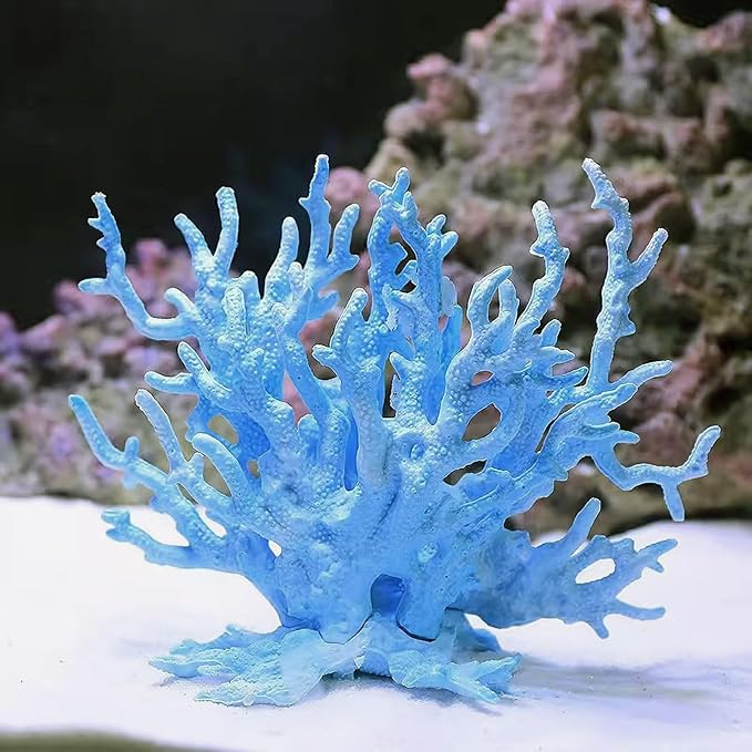 Besimple Artificial Aquarium Coral Ornament Plastic Fish Tank Plants Decoration - Image 3