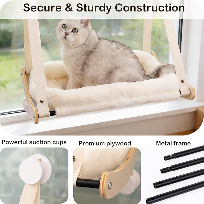 Cat Window Perch, Cat Hammock for Window - Image 4
