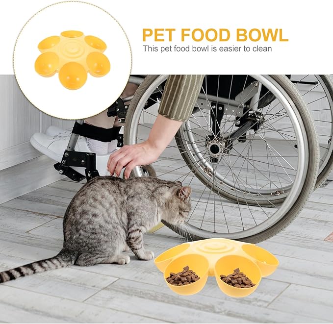 Gadpiparty Multi-pet Food Bowl Plastic Cat and Dog Feeder - Image 8