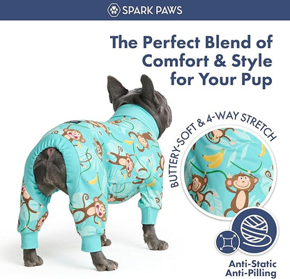 Spark Paws Dog Pajama, Dog Recovery Suit Male, Ultra-Soft and 4-Way Stretch - Image 2