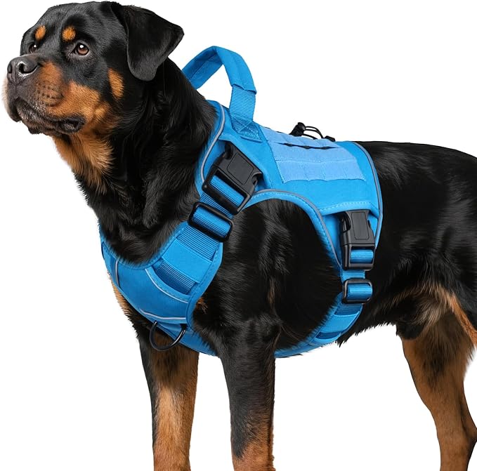 WINGOIN Blue Tactical Dog Harness by WINGOIN