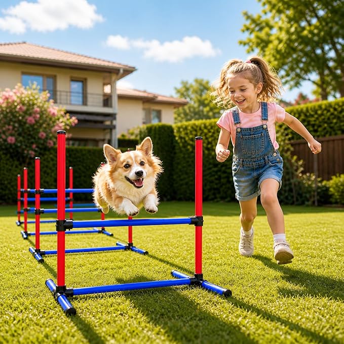 Dog Agility Training Equipment Set, 6 Piece Course - Image 3