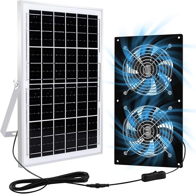 HNRLOY Solar Exhaust Fans & Powered Fan by HNRLOY