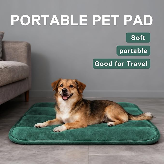 Dog Bed Mat, Reversible Dog Crate Pad - Image 2