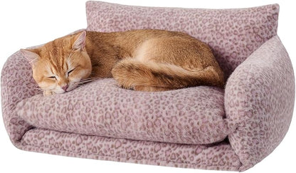 Hollypet Cat Bed Fluffy Plush Multifunctional Double-Layer Machine Washable by Hollypet