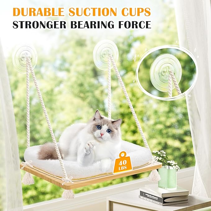 Cat Window Perch Cat Hammock Kitten Window Seat - Image 3