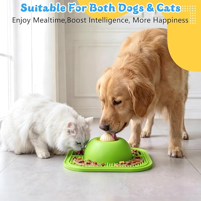 Slow Feeder Dog Bowls & Lick Mat - Image 4