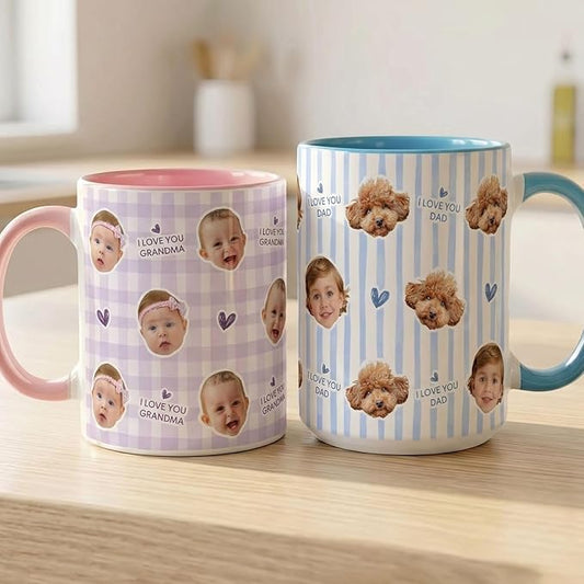 Best Dad Ever Custom Photo Mug by Hanatoca