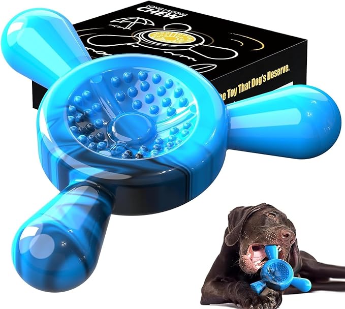 Dog Chew Toy for Aggressive Chewers – Tough Nylon Dog Toy for Teething Small by Quizvi