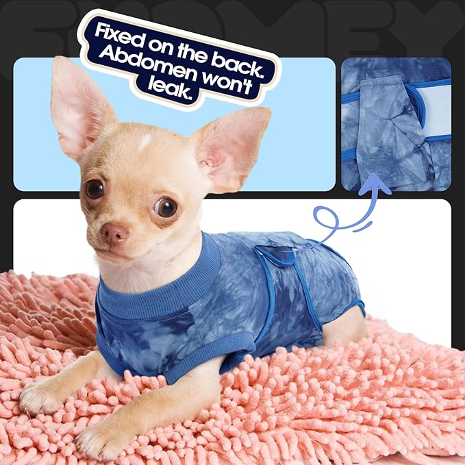 FUAMEY Recovery Suit for Dogs After Surgery, Soft Breathable Dog Bodysuit - Image 8