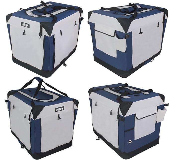 EliteField 4-Door Folding Soft Dog Crate - Image 7