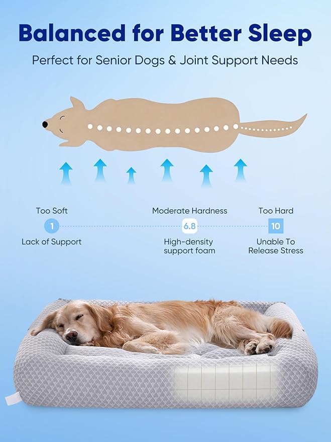 Rywell 3-in-1 Cooling Dog Beds Large Sized Dog, Dog Cooling Mat - Image 3