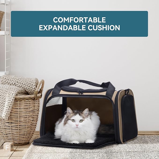 PETSFIT Pet Carrier for Cat, Small Dogs, Dog Carrier Airline Approved, TSA - Image 8