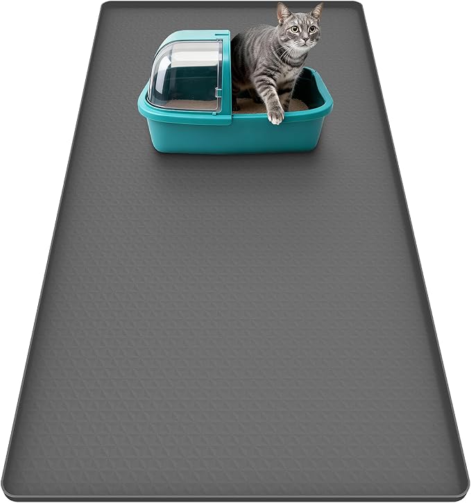 Cat Litter Mat, Silicone Cat Litter Box Mat by Unknown
