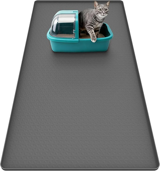 Cat Litter Mat, Silicone Cat Litter Box Mat by Unknown