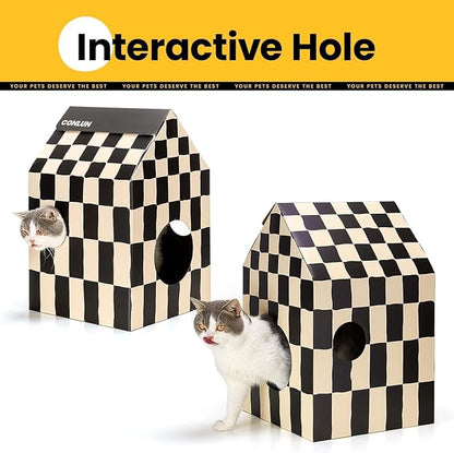 Conlun Cardboard Cat House - Image 3