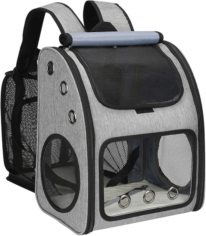 Expandable Pet Carrier Backpack, Airline Approved Cat & Dog Backpack Carrier by COVONO