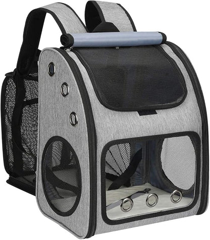 Expandable Pet Carrier Backpack, Airline Approved Cat & Dog Backpack Carrier by COVONO