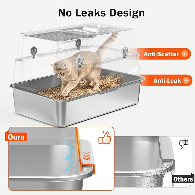 Stainless Steel Litter Box - Image 4
