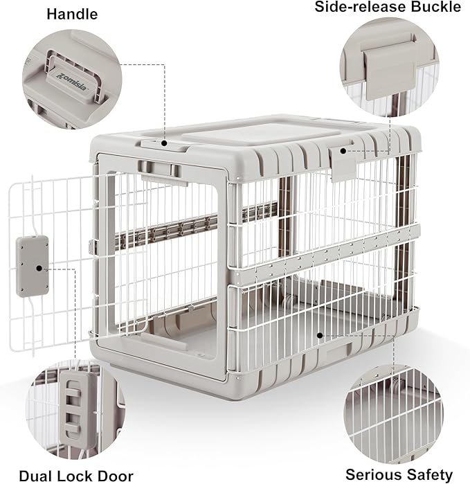 ZOMISIA Collapsible Dog Crate for Dogs - Image 5
