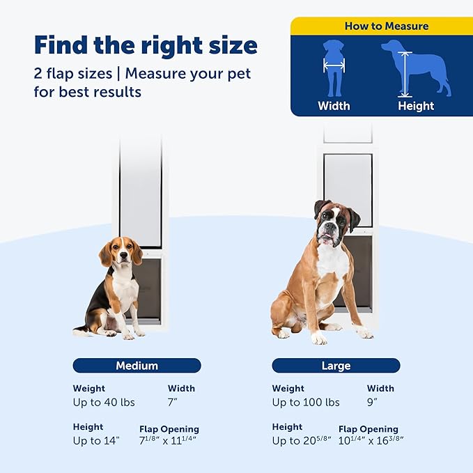 PetSafe Extreme Weather Sliding Glass Pet Door - Image 4
