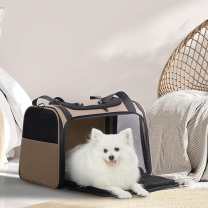 PETSFIT Soft-Sided Cat Carrier for Medium Cats up to 25 lbs, Foldable Pet - Image 7