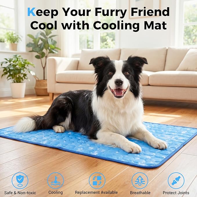 Dog Cooling Mat, Large Cooling Pad - Image 2