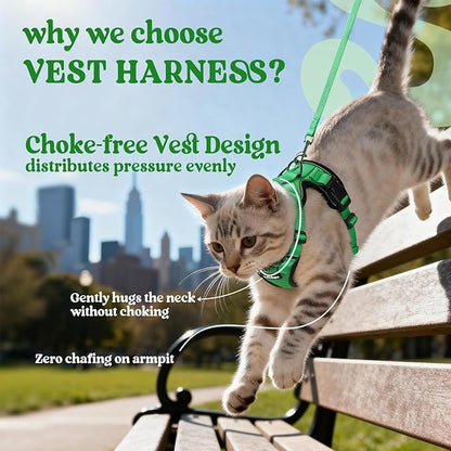 rabbitgoo Cat Harness and Leash Set, Escape Proof Kitten Harness - Image 3