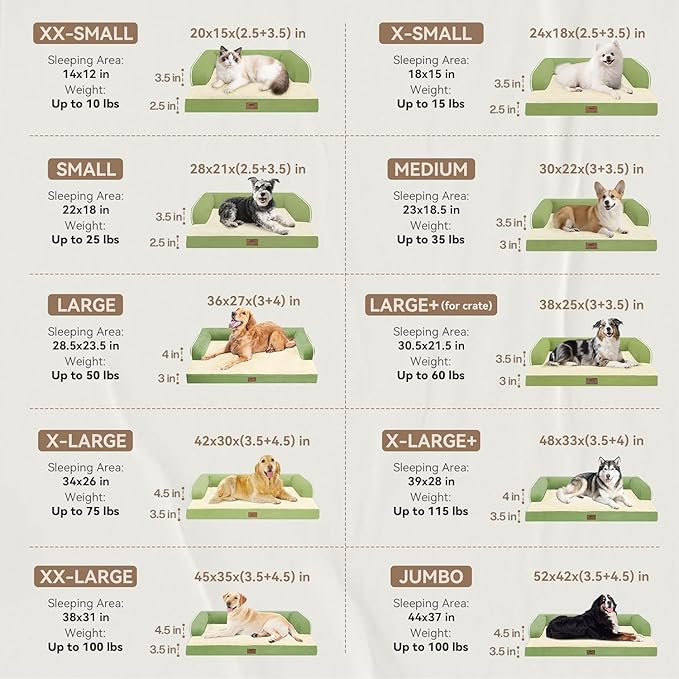 Large Dog Bed Orthopedic Washable - Image 3